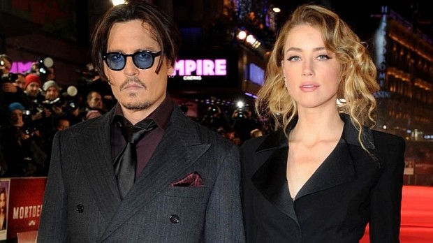 Johnny Depp and Amber Heard put up a united front in London, at “Mortdecai” premiere