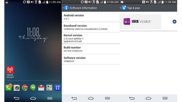 Android 4.4.2 Kitkat for LG G2 (screenshots)