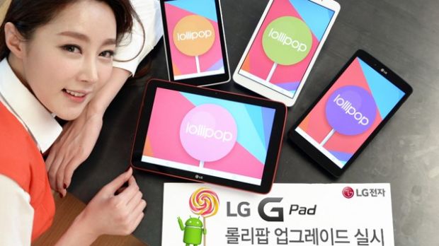 LG makes Android 5.0 Lollipop update available for all tablets