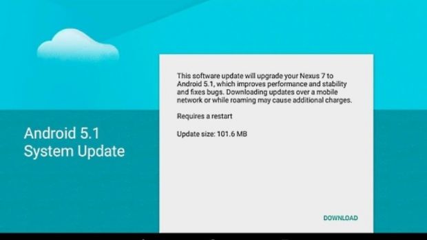 Nexus 7 (2012) getting Android 5.1 in India
