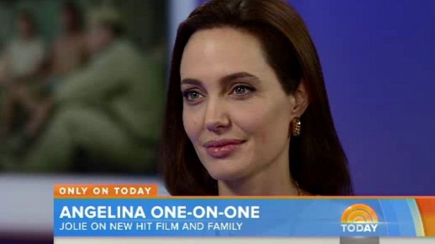Angelina Jolie promotes “Unbroken” on The Today Show