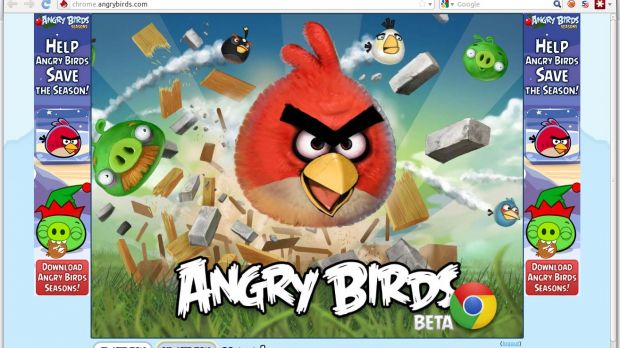 Angry Birds in Firefox