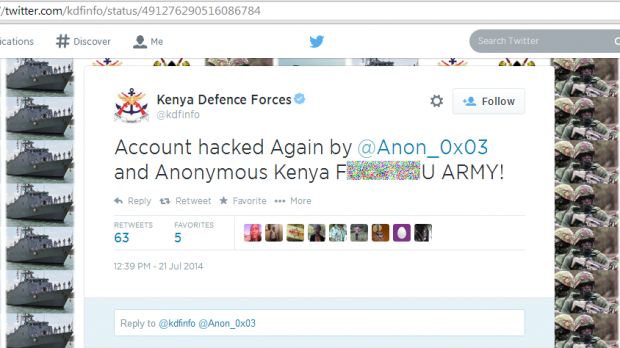@kdinfo hijacked by Anonymous hackers