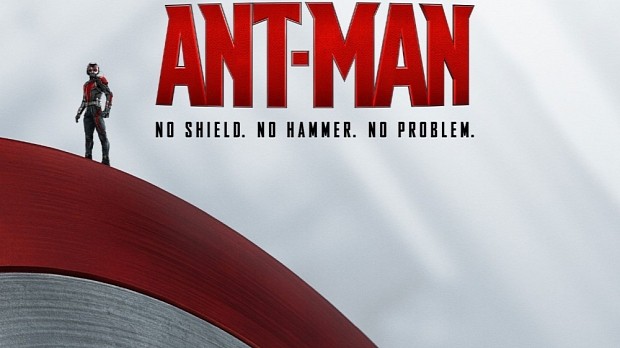 Ant-Man stands on Captain America's shield in new “Ant-Man” poster