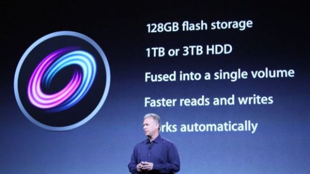 Phil Schiller introducing Fusion Drive