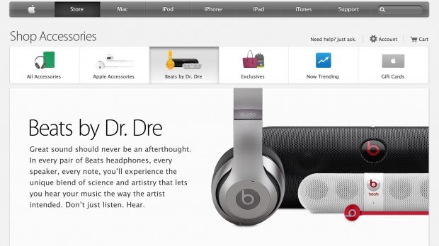 Beats Page in Apple online store