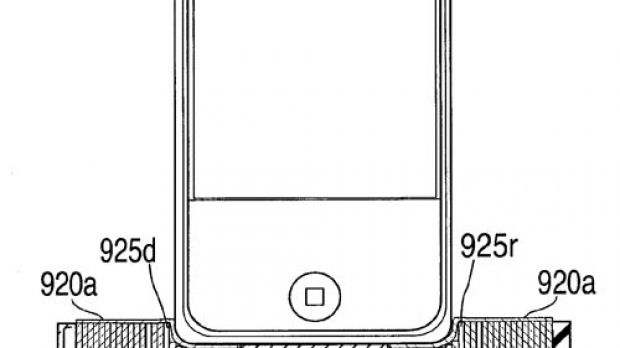Imagery from Apple's patent application for an "Aesthetically pleasing universal dock"