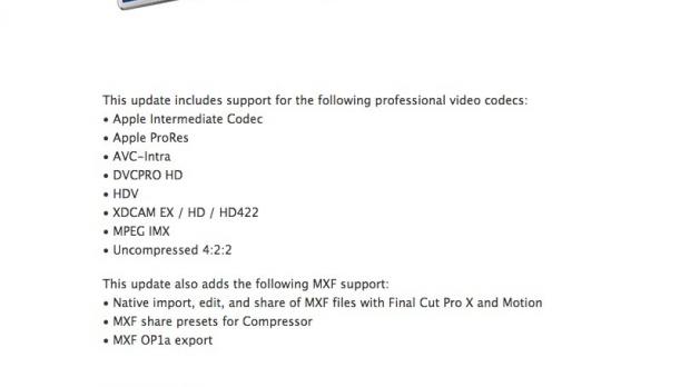 pro video formats download mac