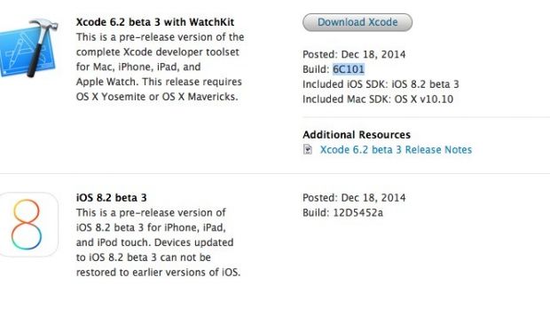 iOS and Xcode betas