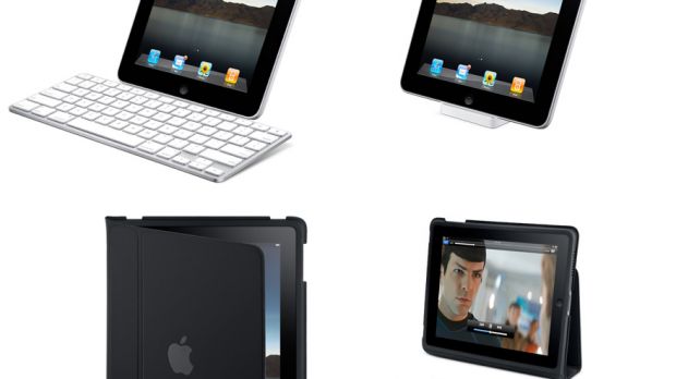 The Apple iPad showcased in various stances