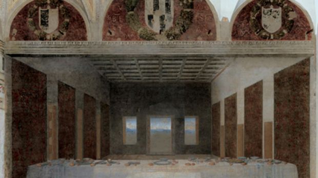 Hajdu's version of Leonardo da Vinci's 'The Last Supper'