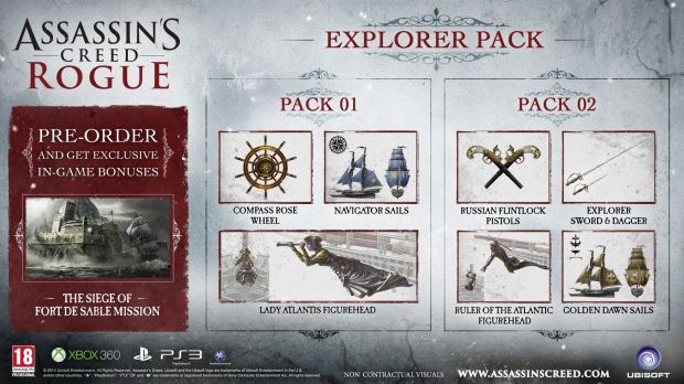 Assassin's Creed Rogue Explorer Pack