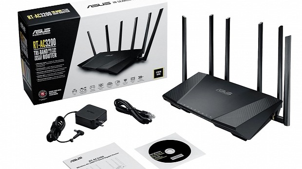 ASUS RT-AC3200 Router and Accessories