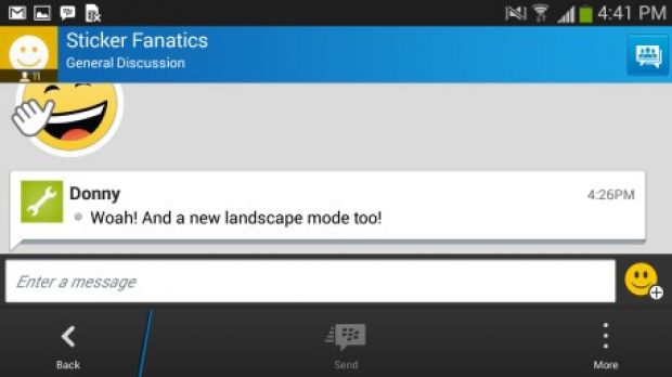 BBM is compatible with Android 5.0 Lollipop