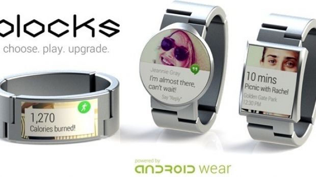 This is how BLOCKS with Android Wear might look like