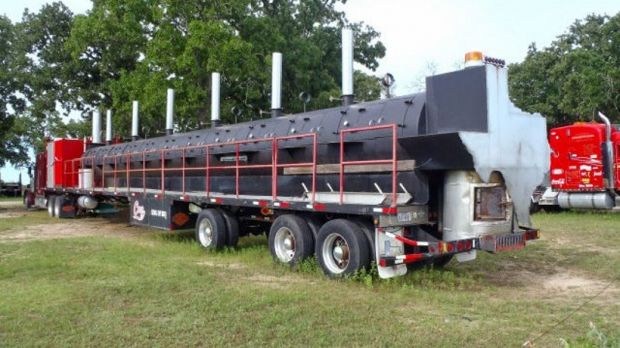 Introducing the largest barbecue pit ever