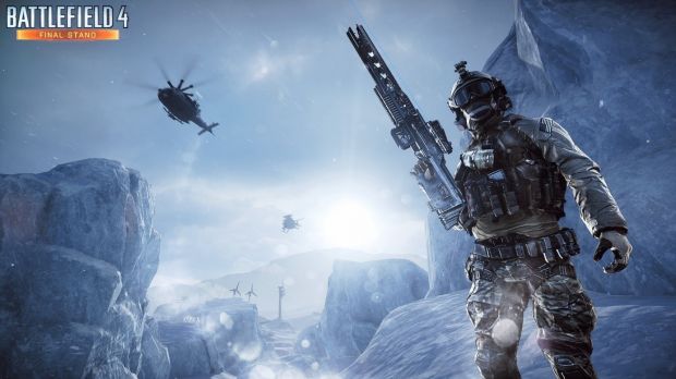 Railgun action in The Final Stand for Battlefield 4