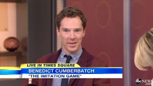 Benedict Cumberbatch refuses to answer engagement question on ABC appearance