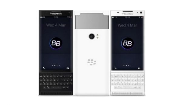BlackBerry Slider to come in white and black