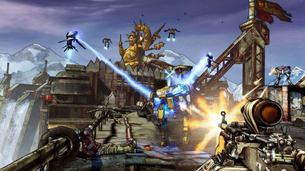 Borderlands 2 has lasers and robots