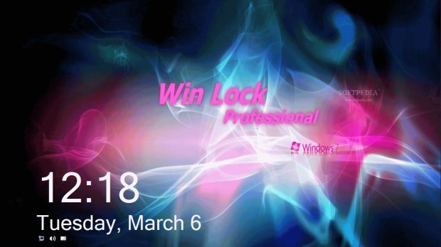 WinLock Pro lets you change the locks screen background