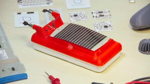 3D printed, solar-powered hovercraft