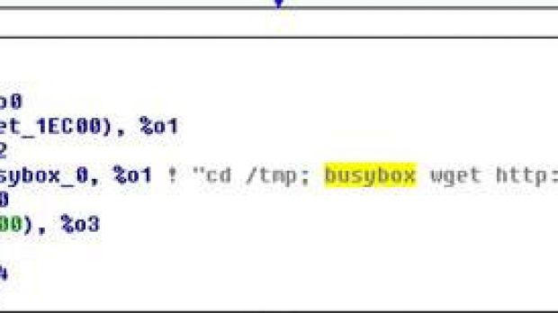 Bashlite downloading code through BusyBox