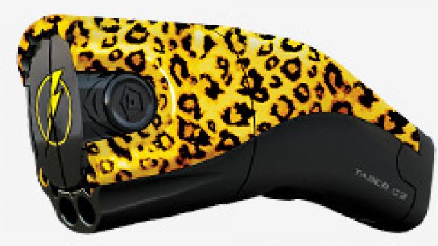 TASER C2 protection device- Ain't it cute? But it burns like hell...