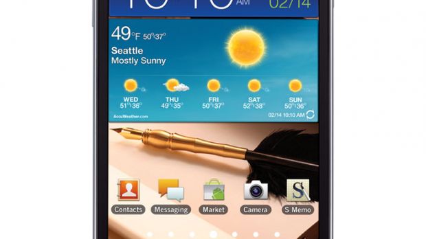 Samsung Galaxy Note (front)