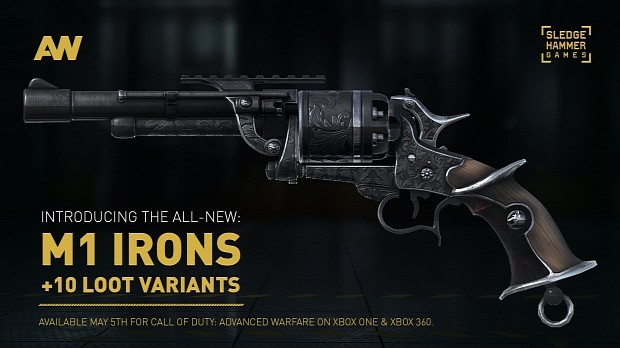 The new M1 Irons for Advanced Warfare