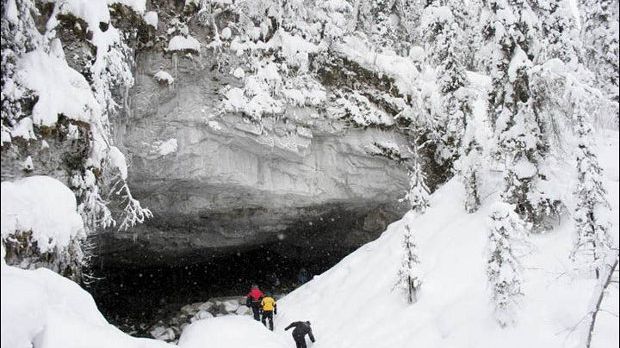 The Yeti supposedly likes to hang around this cave in Siberia