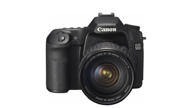 Canon's new EOS 50D DSLR - front view