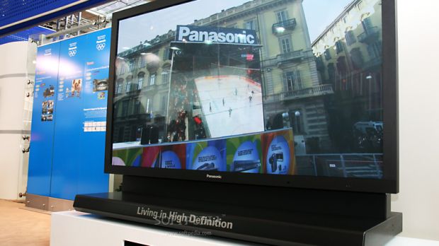 Panasonic's huge testing screen
