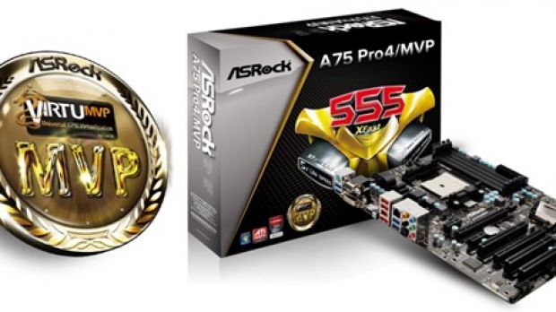 ASRock  A75 Pro4/MVP motherboard with Lucid Virtu Universal MVP technology