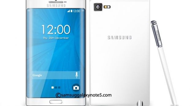Samsung Galaxy Note 5 frontal look