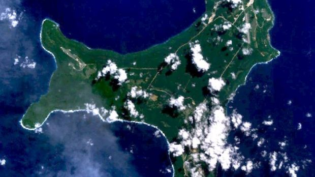 Christmas Island Seen from Space