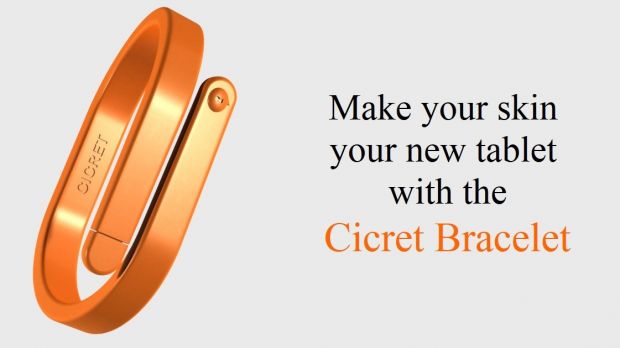 The Cicret Bracelet: Answer emails in your bathtub - YouTube