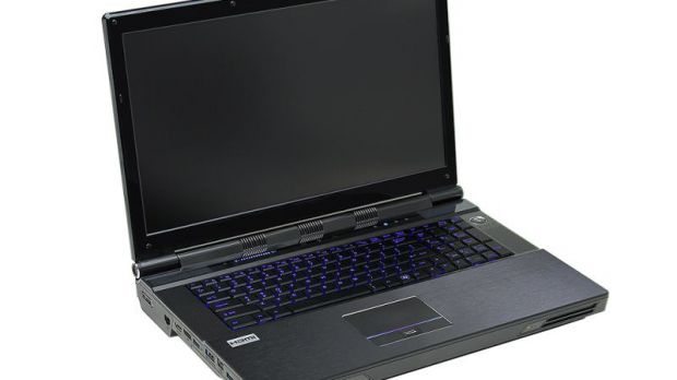 Clevo P270WM notebook with Intel Sandy Bridge-E CPUs