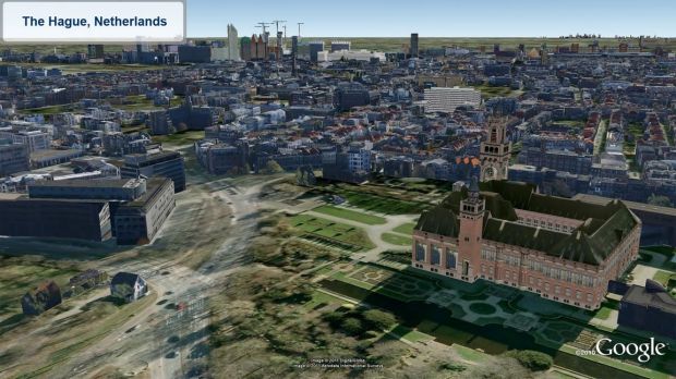 The Hague in 3D in Google Earth
