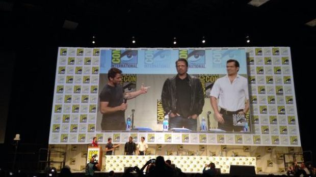 Director Zack Snyder and actors Ben Affleck and Henry Cavill introduce first teaser for “Batman V. Superman”