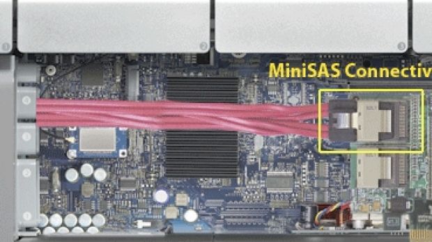 MaxConnect SAS/SATA Link for PCI Express Controller with MiniSAS Connector