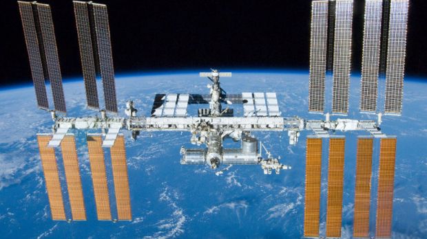 Image showing the current configuration of the International Space Station