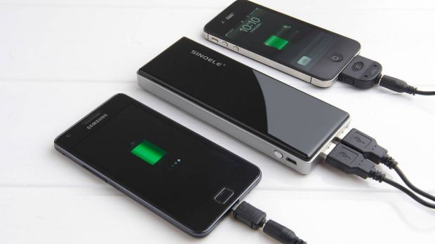 Smartphones charging
