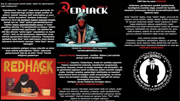 Turkish government website defaced by RedHack