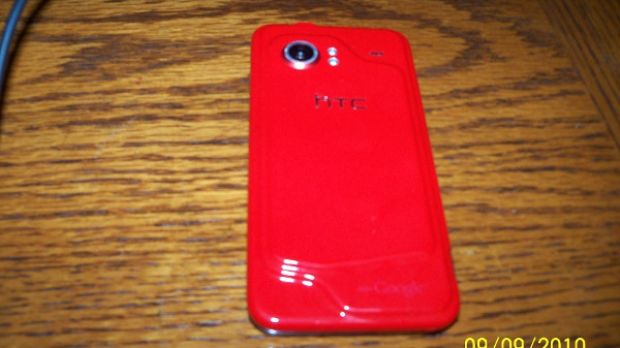 Red back cover for DROID Incredible