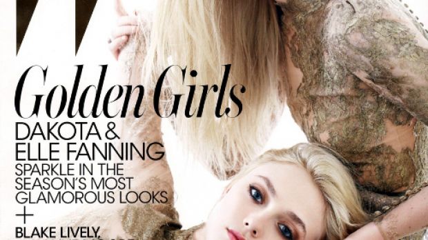 Elle and Dakota Fanning are W's “golden girls” in most recent issue