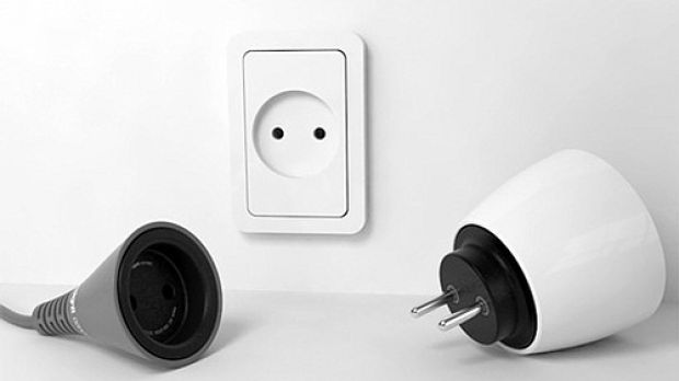 Plug the Designit speakers in a cable or wall outlet and have your way with the sound