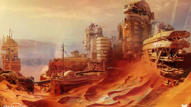 Destiny concept art for Mars colony