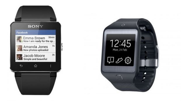 Samsung's Gear 2 display gets compared to Sony SmartWatch 2