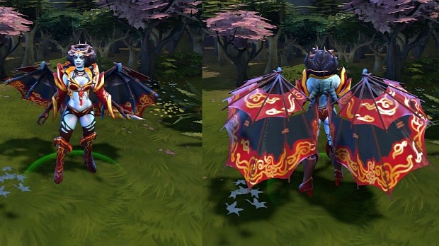 Queen of Pain has a new set in Dota 2
